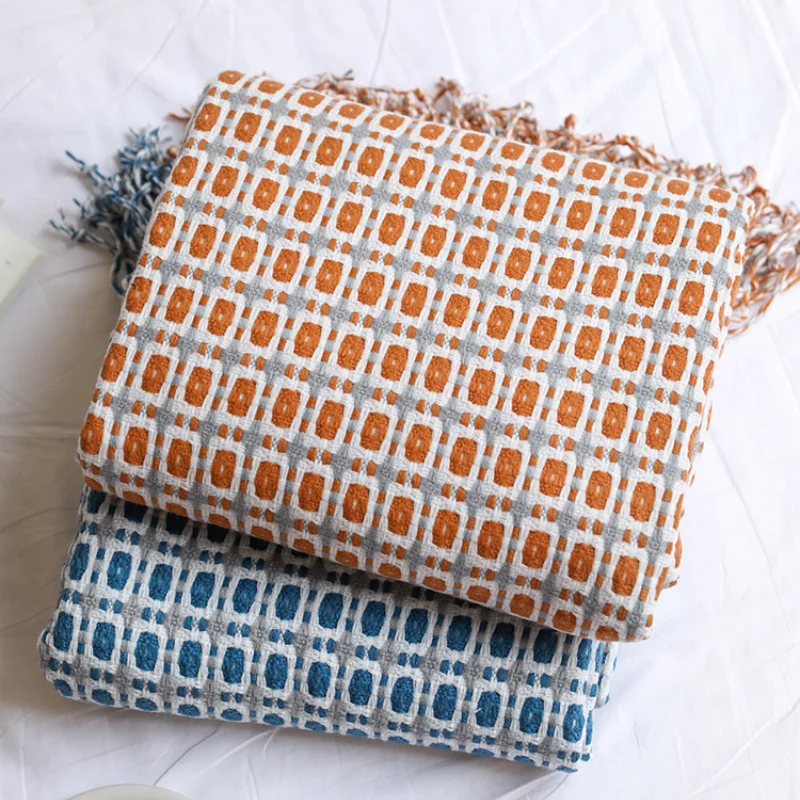 Geometrik Desenli Jakar Dokuma - Boho Throw Blanket Fringe incelemesi ve fiyatı